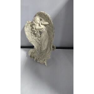 Glittered Wings Wall Decor- Elegant Spiritual Home Accent: Heavenly Home